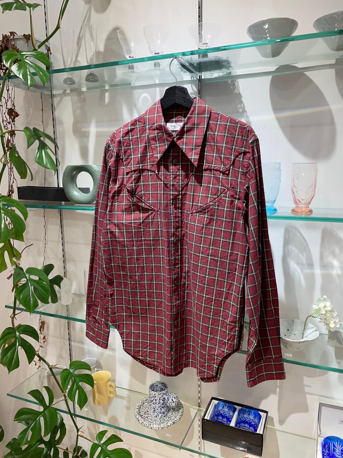 TOGA TOO plaid western shirt 상품이미지4