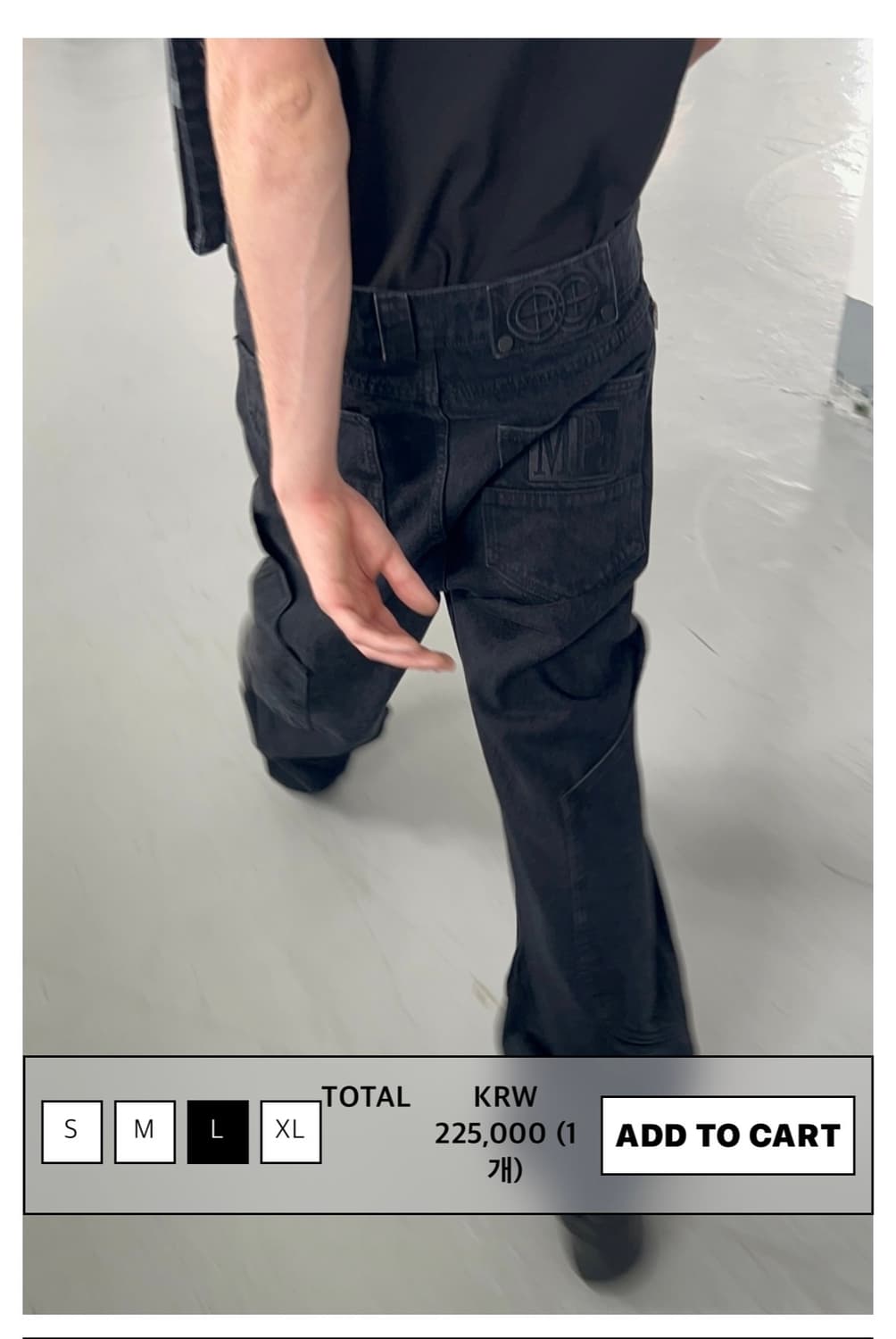 MPa CALF POCKET PANTS (BLACK) 상품이미지1