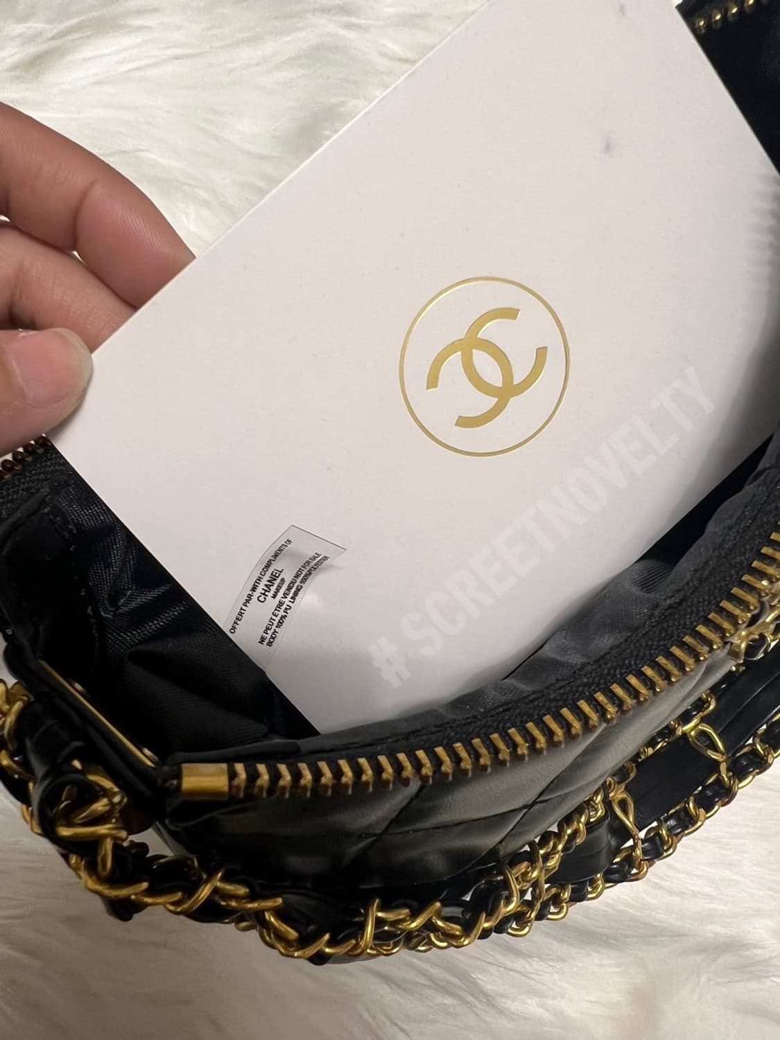 샤넬뷰티 램스킨 골드체인 호보백 퀄팅 숄더백 VIP 상품이미지7