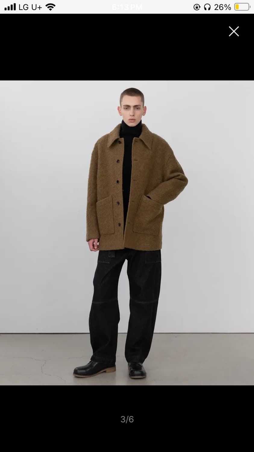 인사일런스 부클 하프 코트 상품이미지2