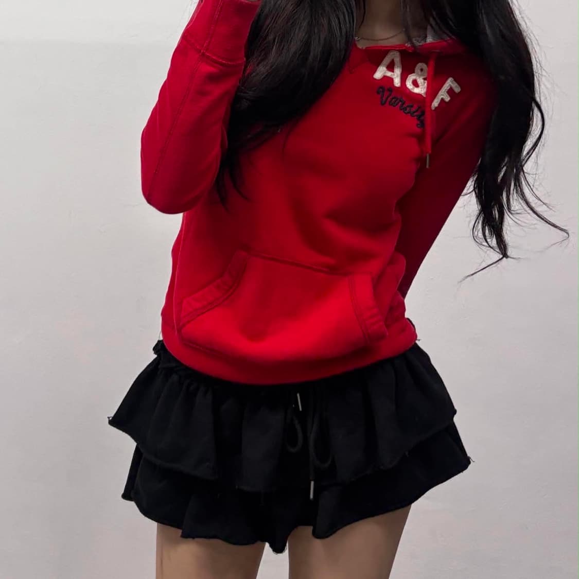 아베크롬비 y2k 여리핏 걸즈 스웻 셔츠 후드티(M) 상품이미지1