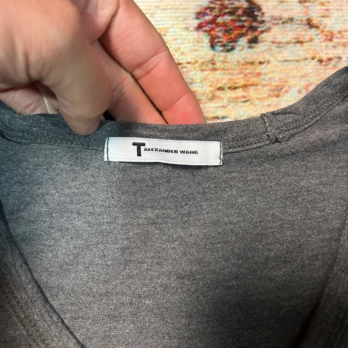 [XS] 알렉산더 왕 레이온 롱슬리브 그레이 상품이미지2