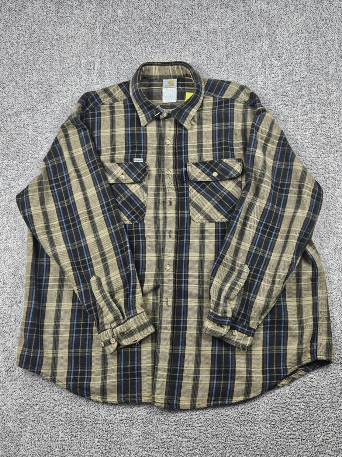 칼하트 체크 헤비 코튼 플란넬 워크 셔츠 ( 상세설명참조 )/ 10339 상품이미지2