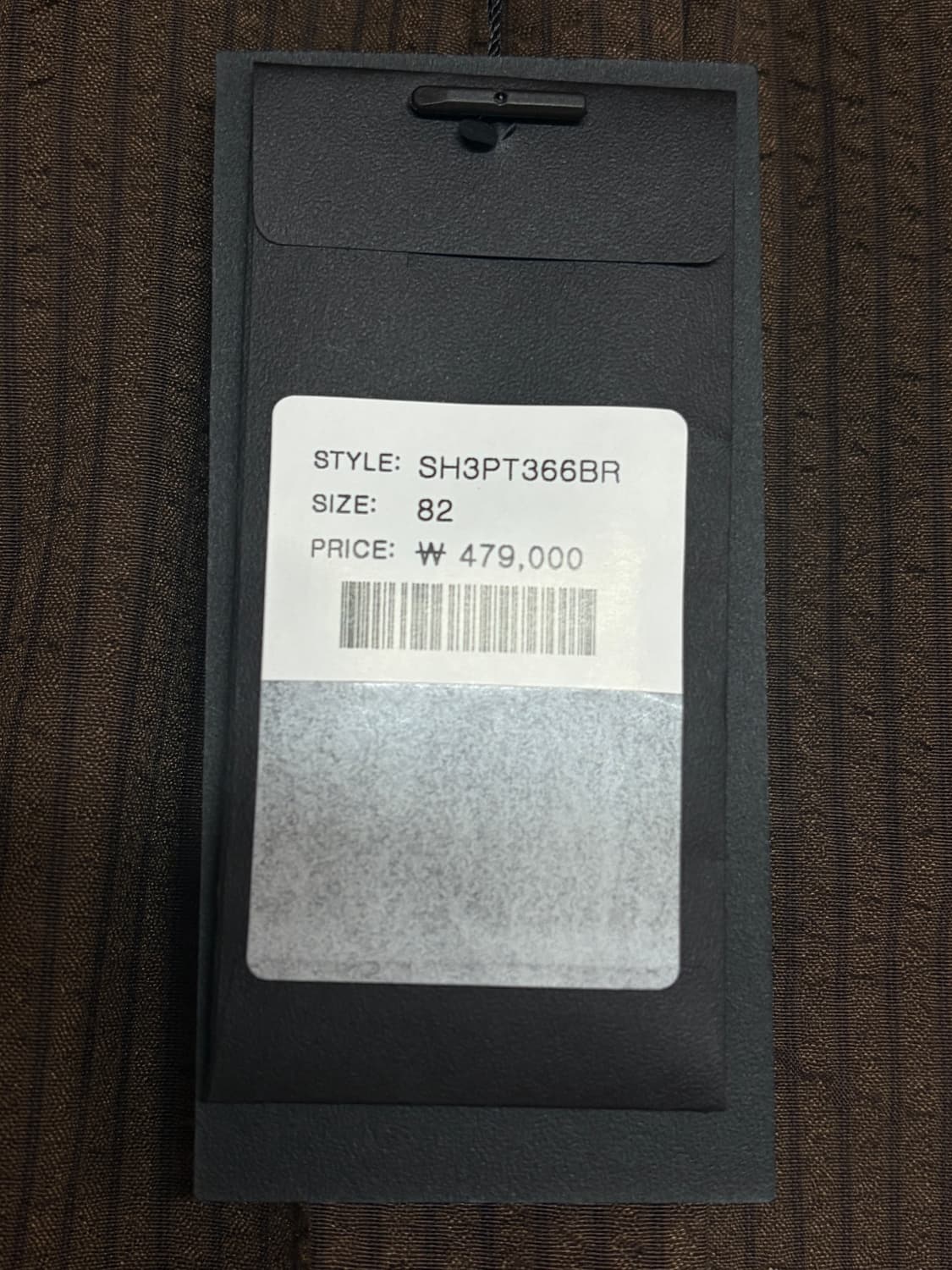 82) 송지오옴므 멀티 플리츠 크롭 와이드 카고 팬츠 SH3PT366BR 상품이미지3