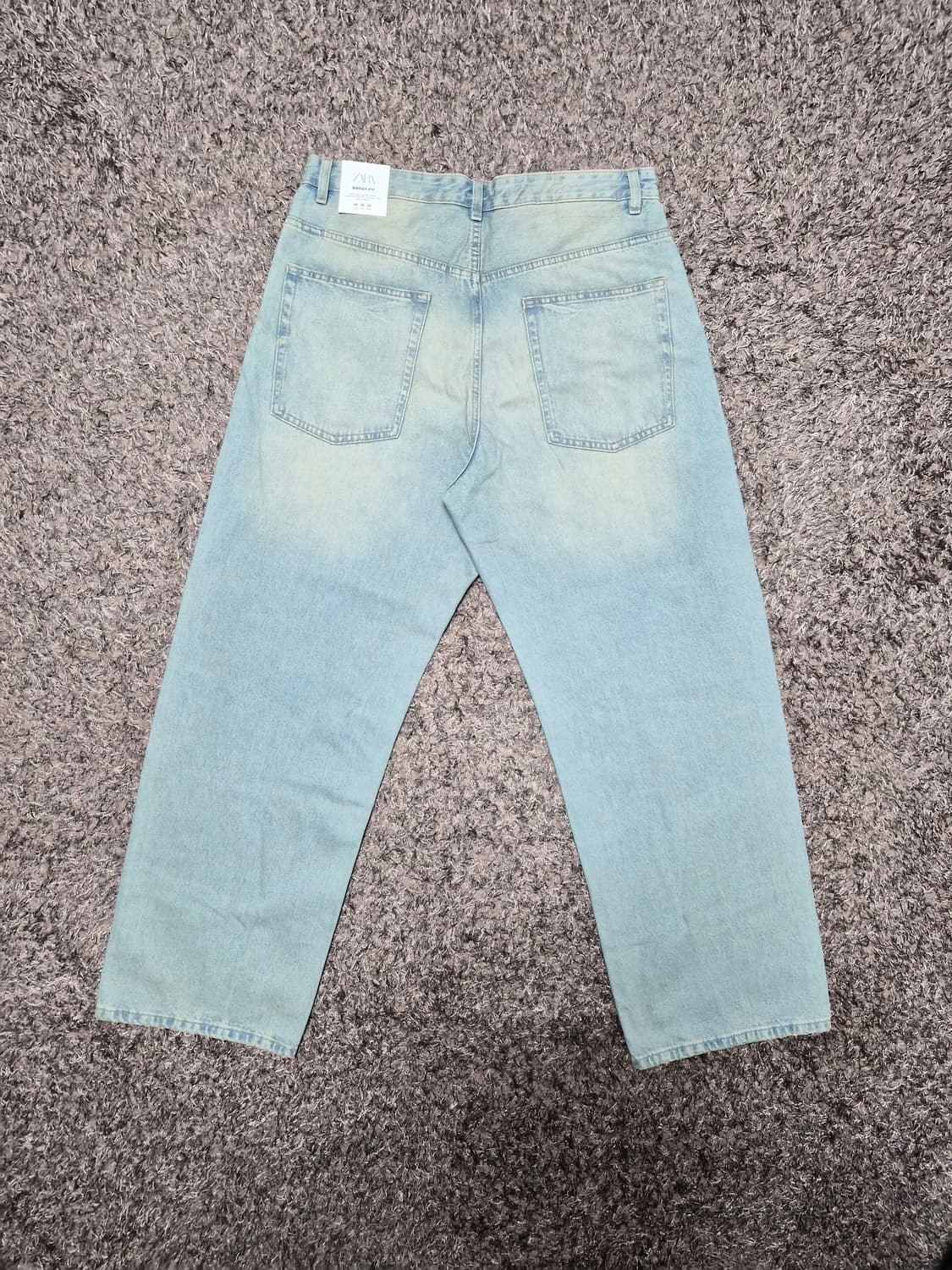 (새상품)자라 배기핏 데님팬츠 상품이미지2