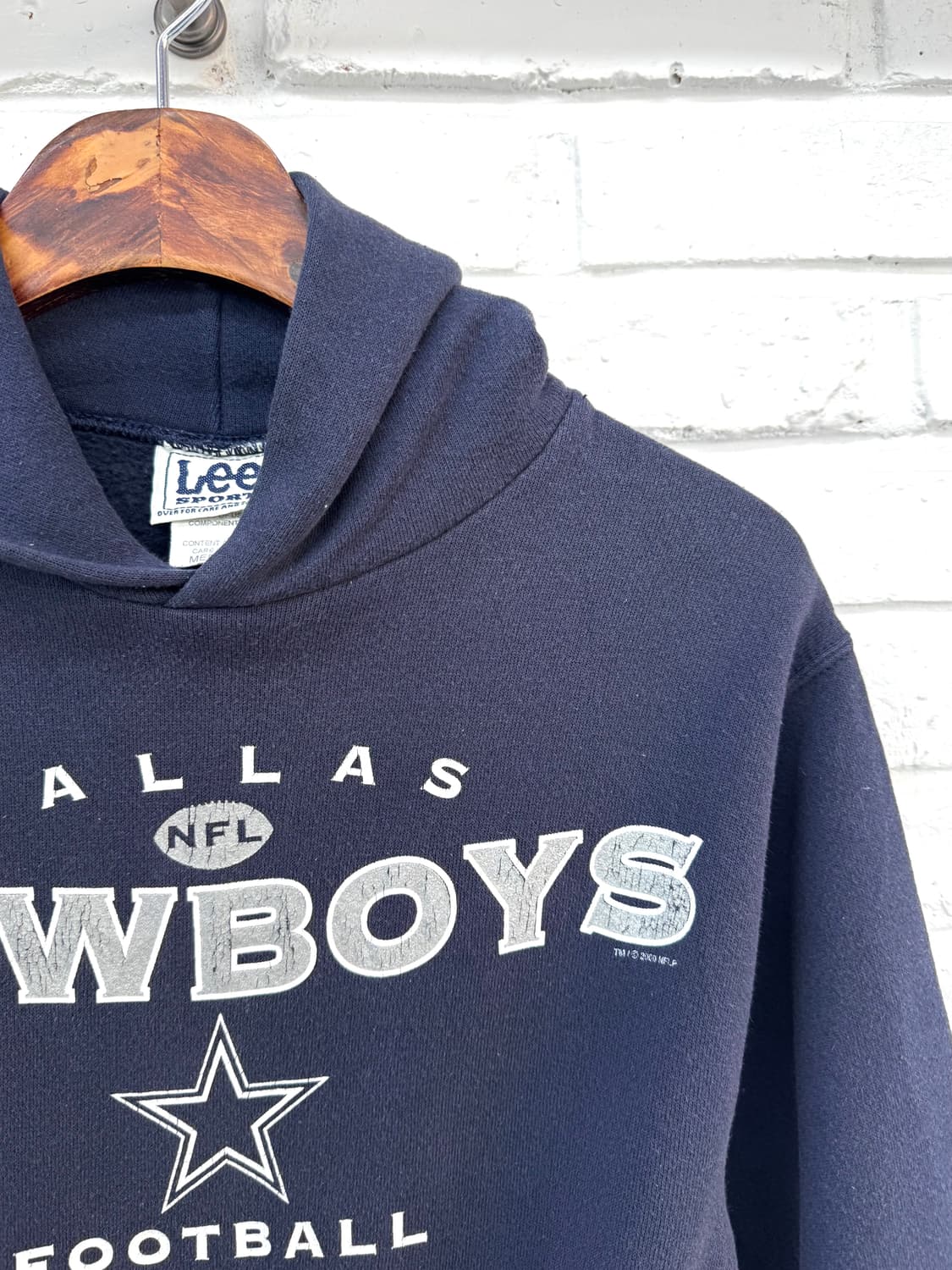 Lee 네이비 프린팅 후드티 상품이미지4