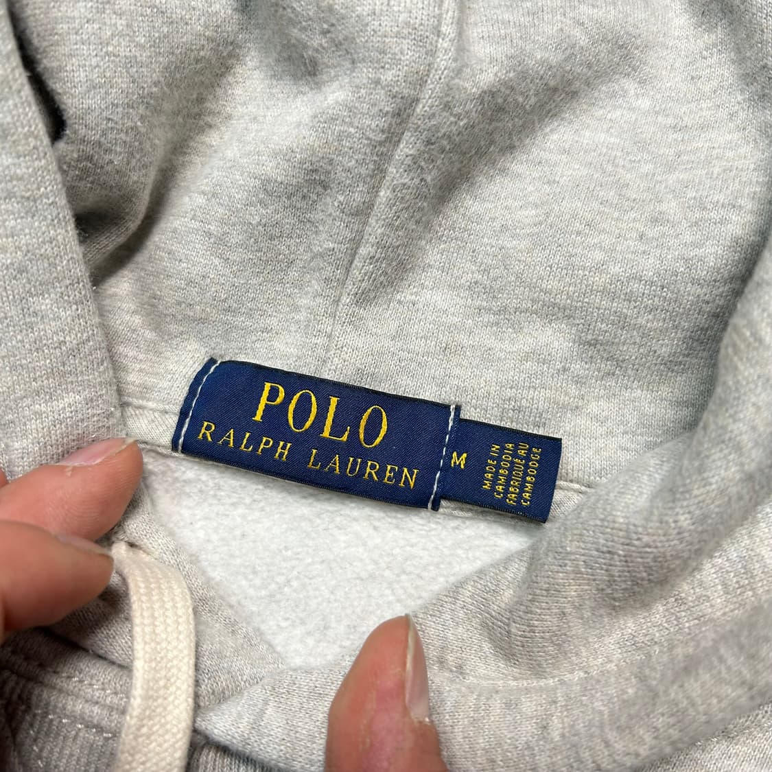 폴로 랄프로렌(POLO RalphLauren) 포니 로고 그레이 후드티 상품이미지5
