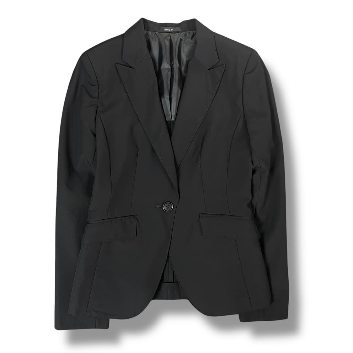 COMME CA ISM 폴리 블랙 싱글 버튼 자켓 L 상품이미지1
