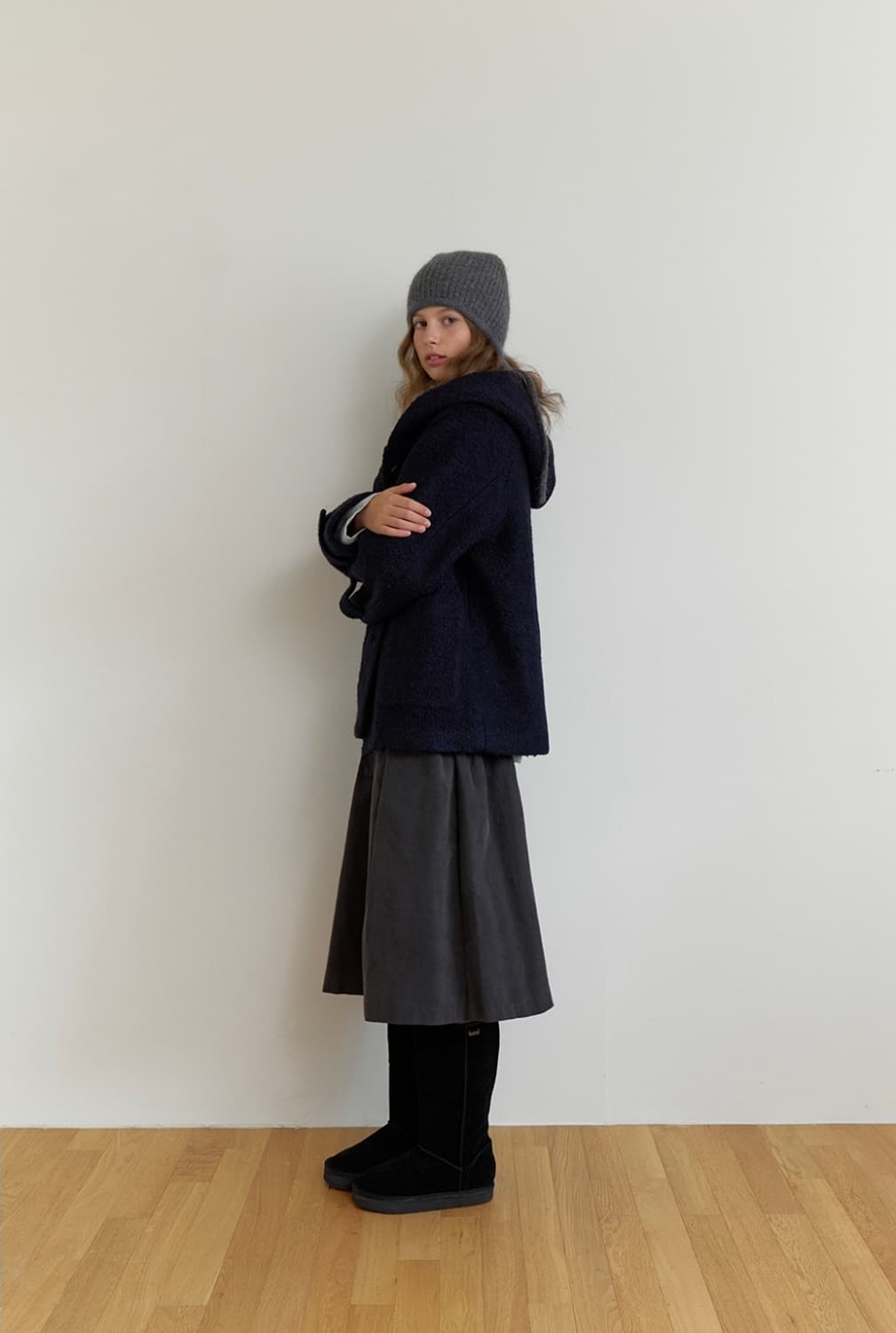 더미튼 미디 스커트 상품이미지4