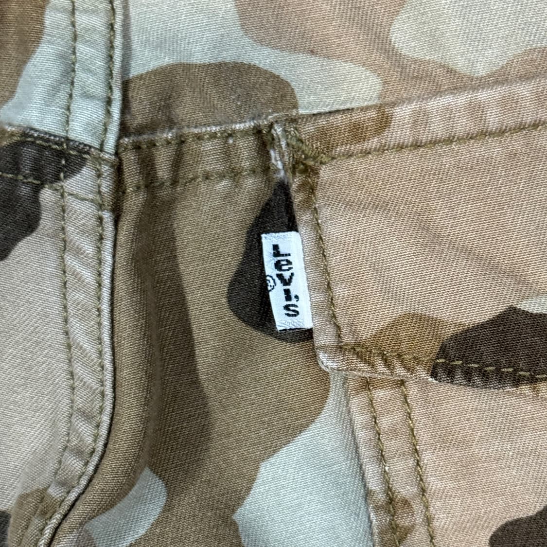 34inch) 리바이스 데저트 카모 카고 팬츠 면바지 반바지 상품이미지3