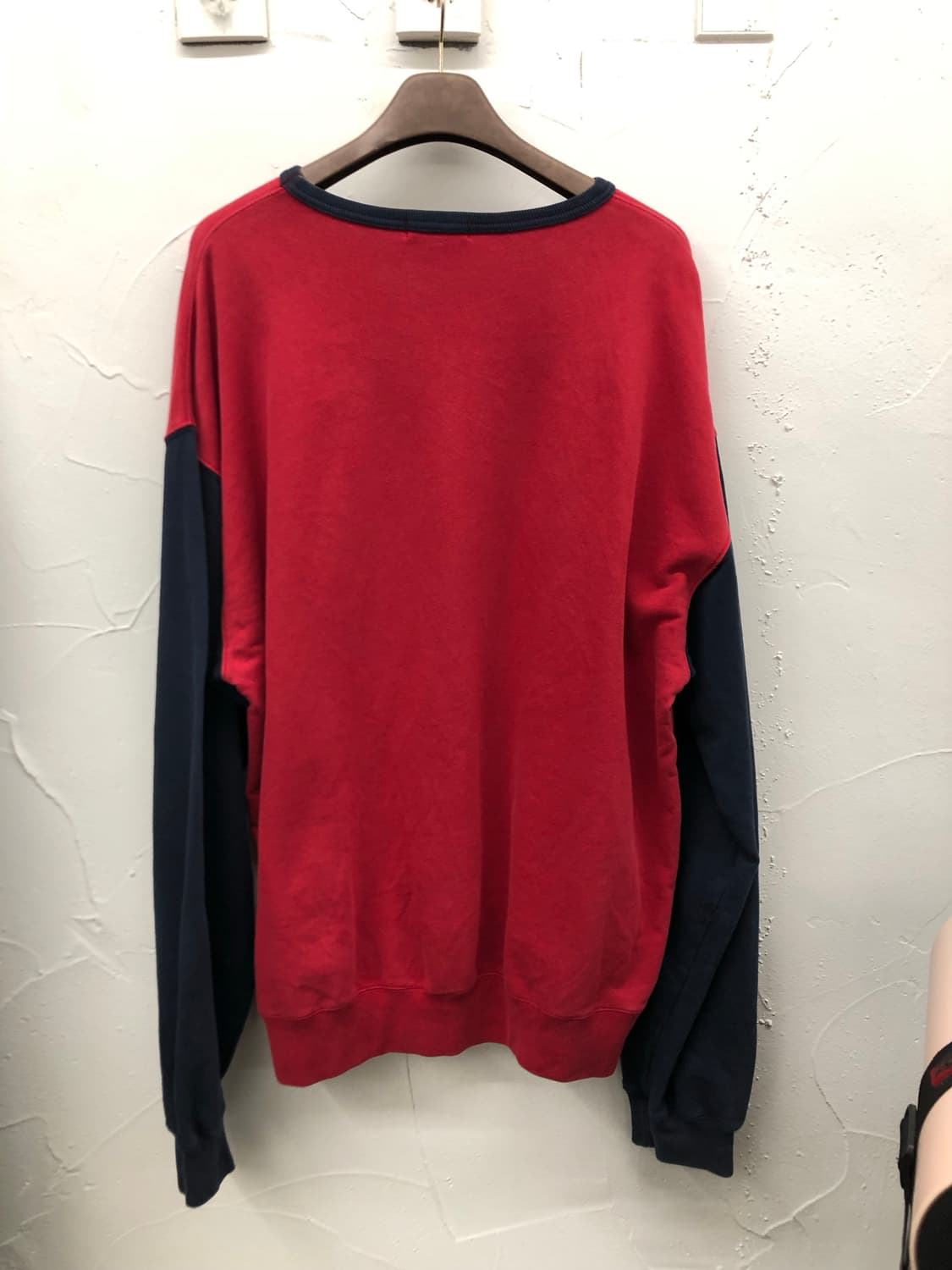 90s 노티카 아치 로고 투톤 맨투맨 상품이미지2