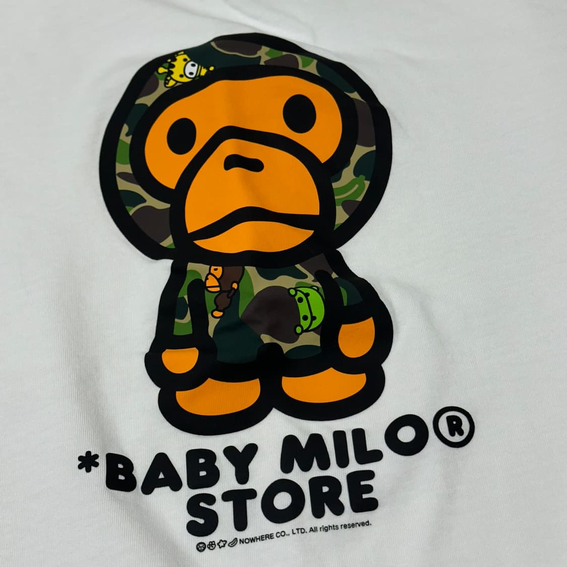 베이프 마일로 레귤러 핏 반팔 상품이미지4