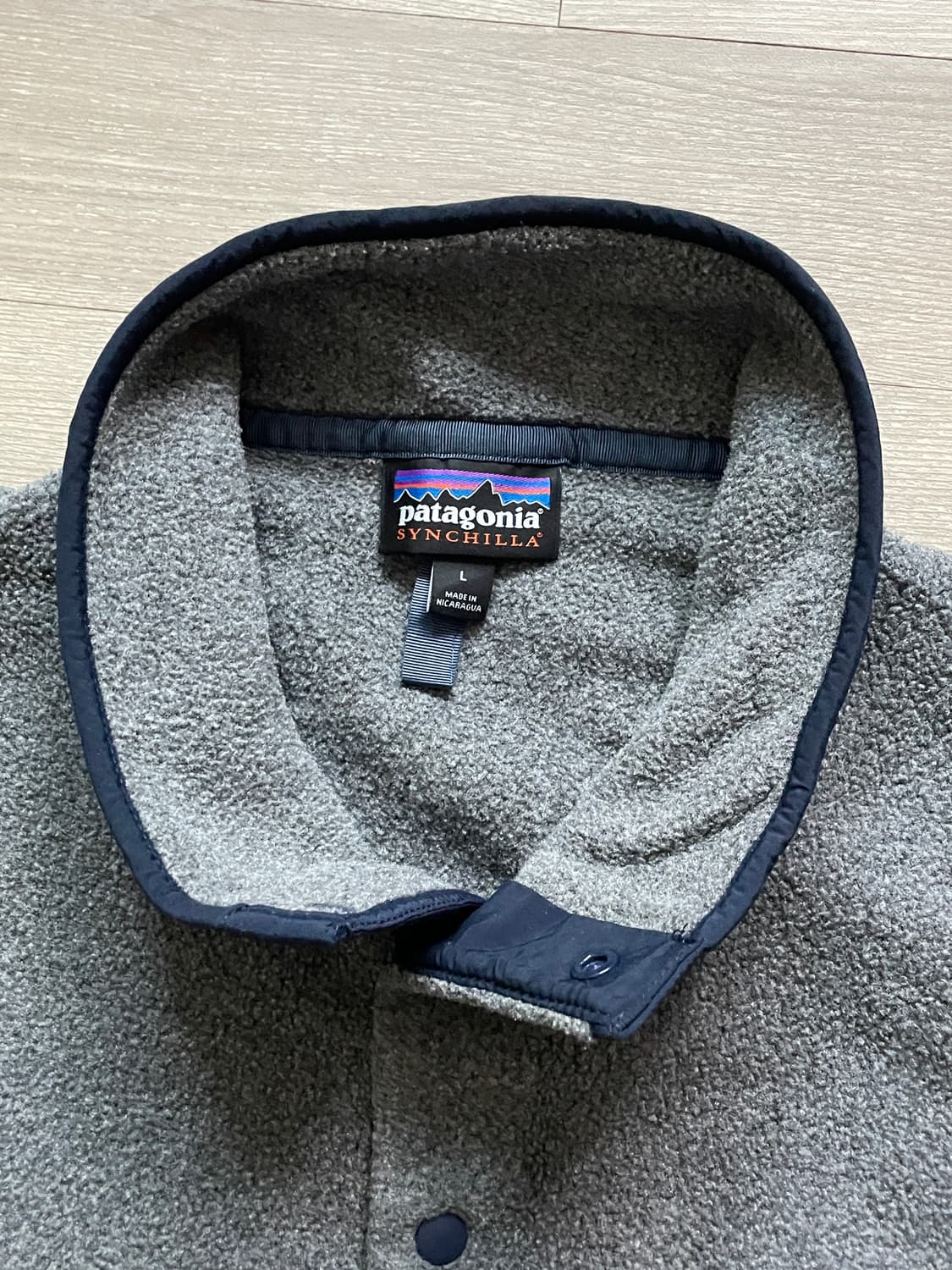 파타고니아 신칠라 니켈 네이비 그레이 플리스 patagonia 상품이미지3