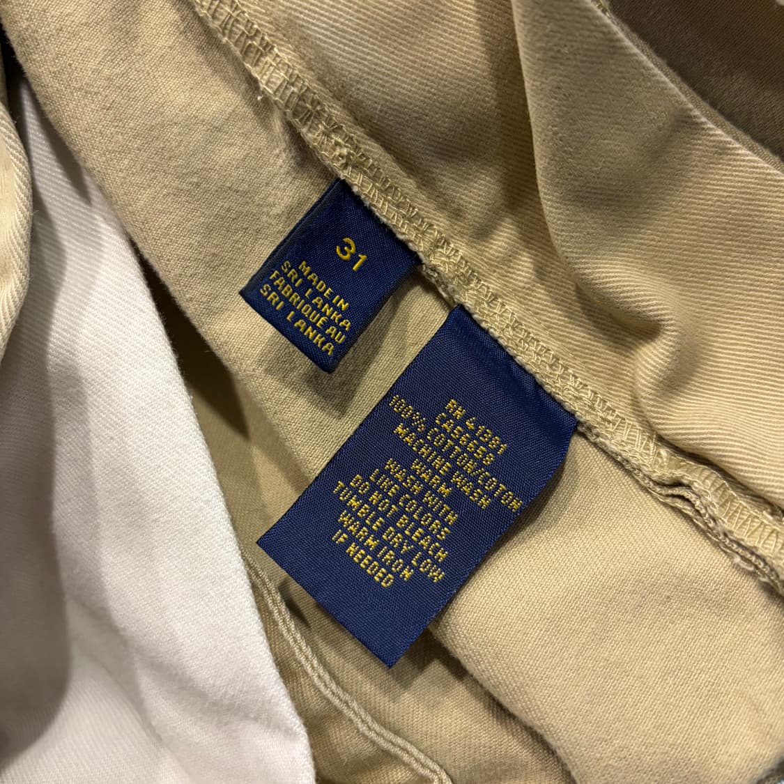 [31] 폴로랄프로렌 베이지색 코튼 반바지 팬츠 C566 상품이미지6