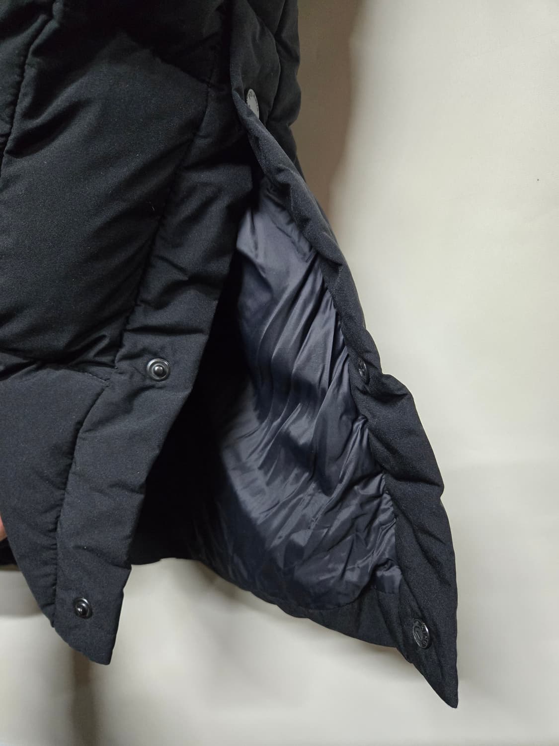 탑텐 폴라리스 프리미엄 구스 롱패딩 블랙 여 90 상품이미지7