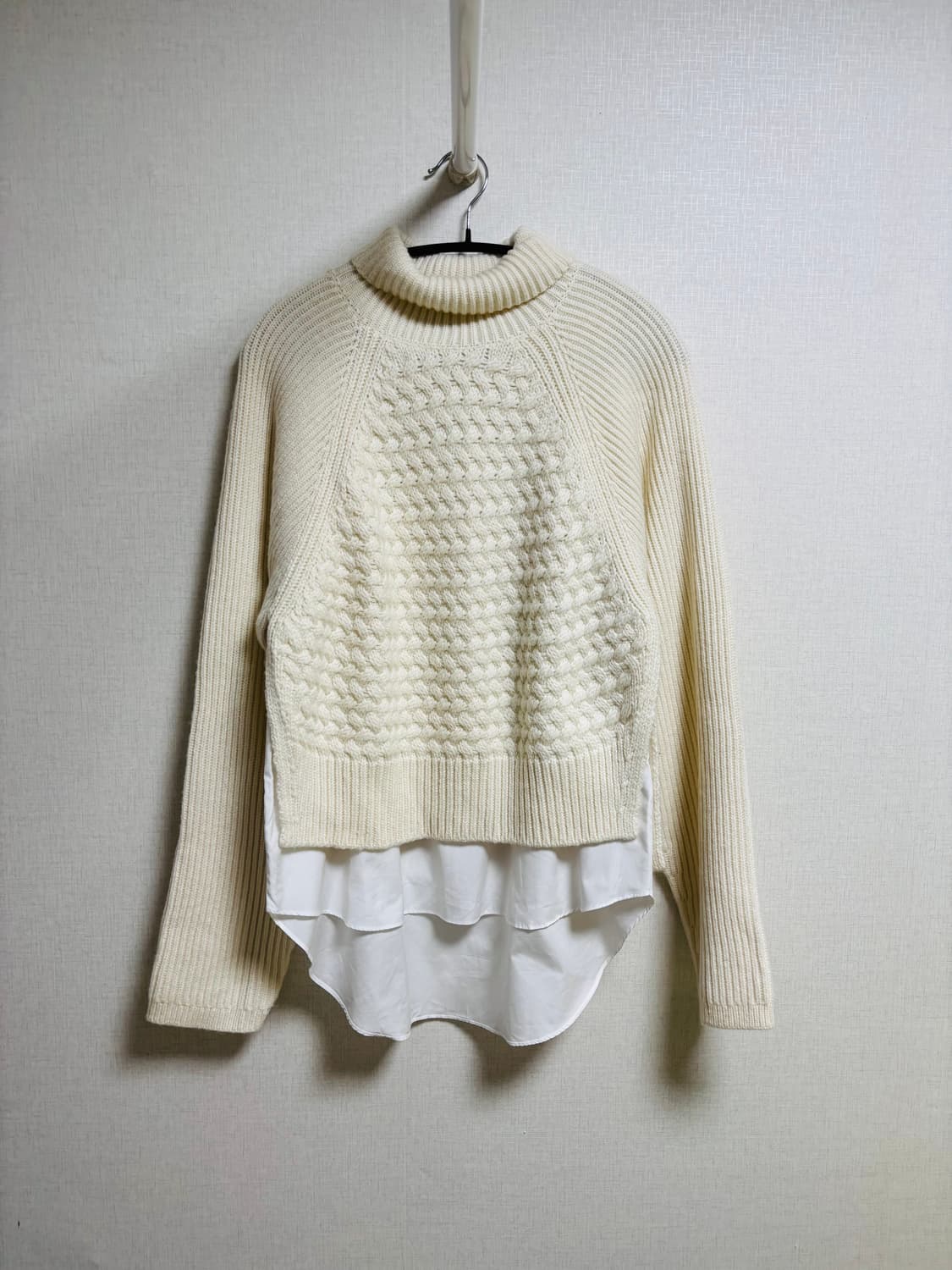 ALLSAINTS 언발 레이어드 터틀넥 니트 상품이미지1