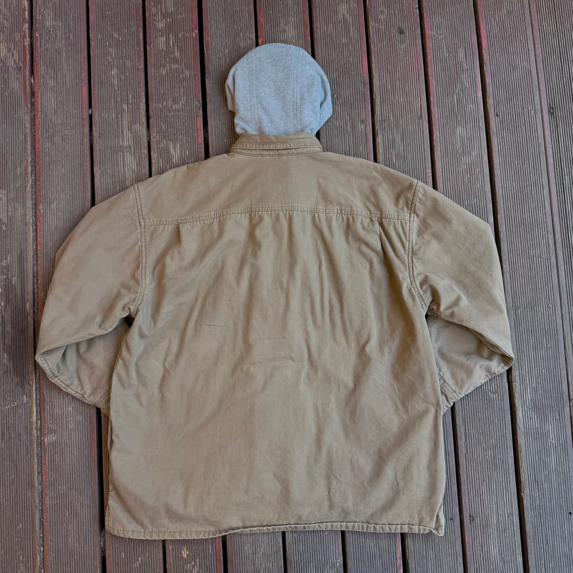 빈티지 후디자켓 베이지 상품이미지3