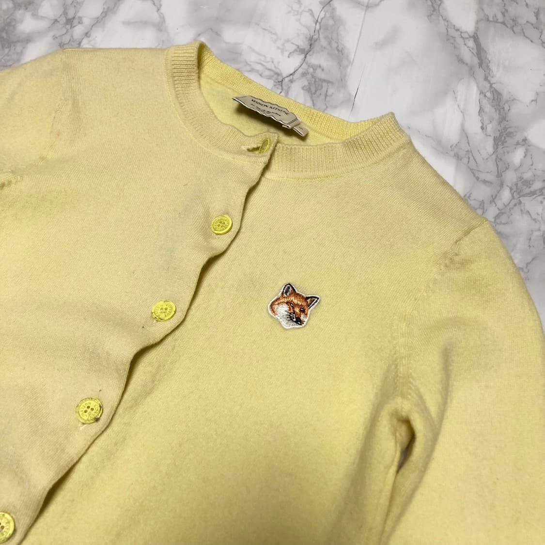 메종키츠네 가디건 폭스헤드 여성용 상품이미지3