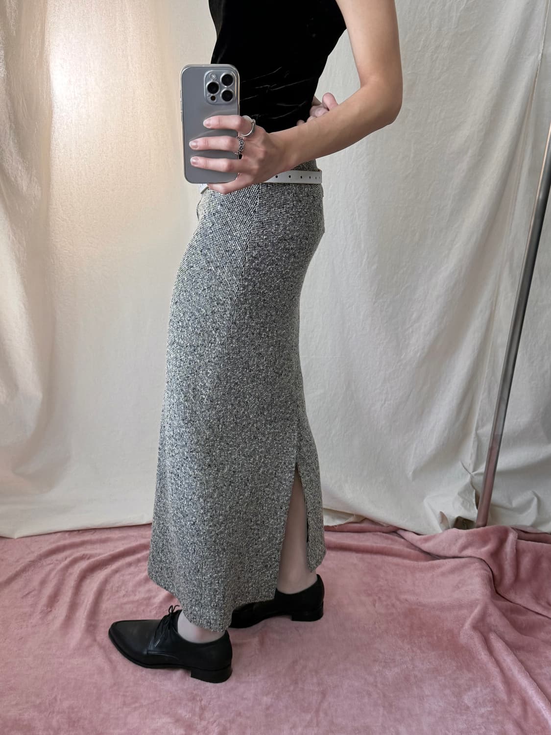 K's Inter Works 트위드 롱스커트 상품이미지5