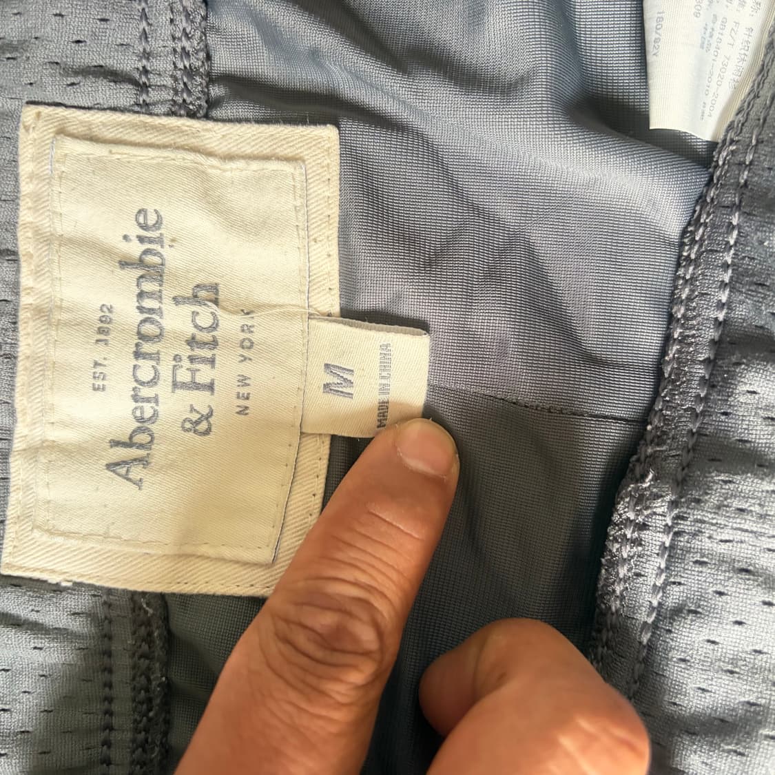 M) 아베크롬비 진그레이 하프팬츠 상품이미지3