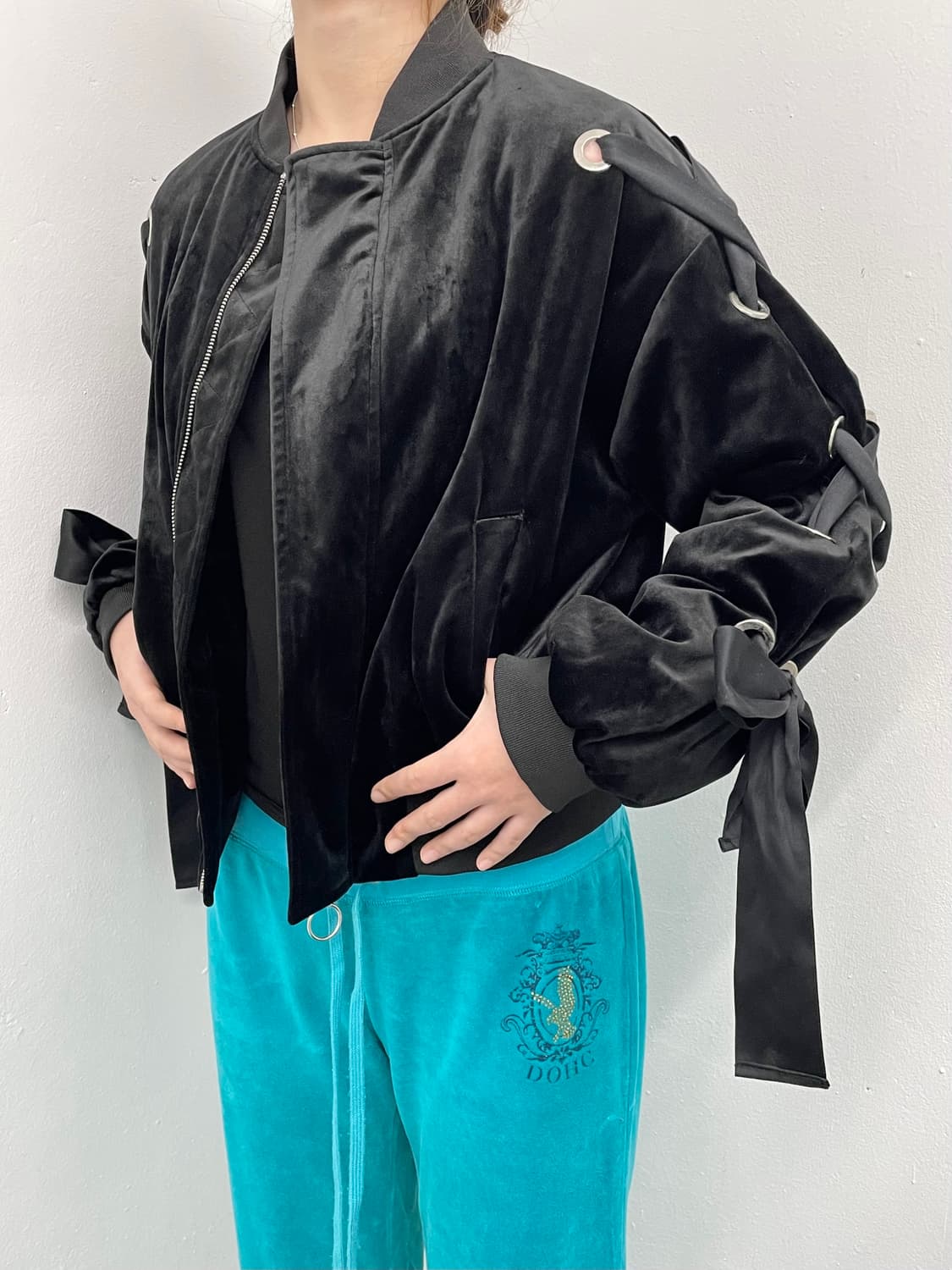 벨로아 아일렛 봄버자켓  상품이미지4