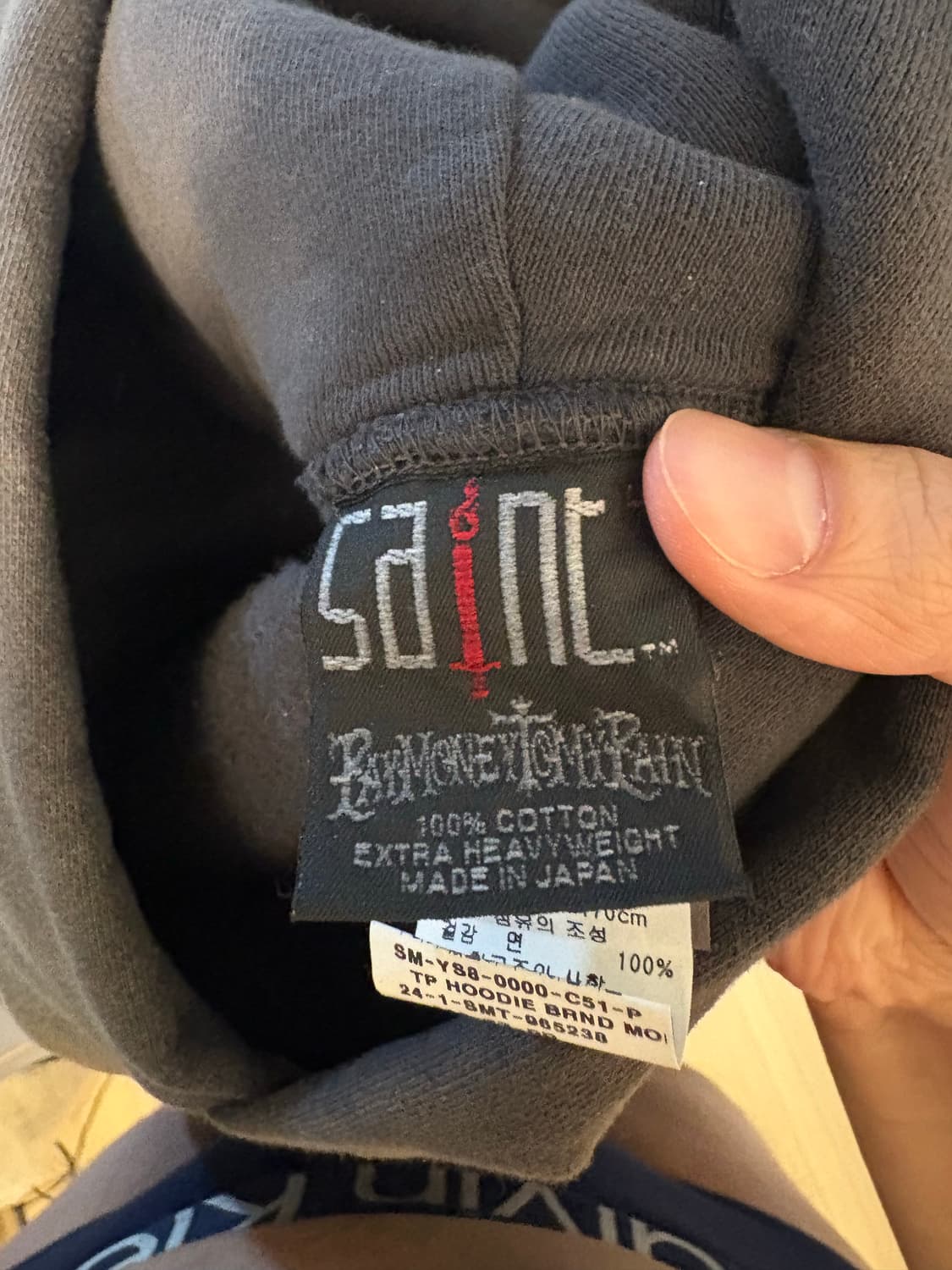 세인트 Mxxxxxx Pay to my Pain 후디 상품이미지5