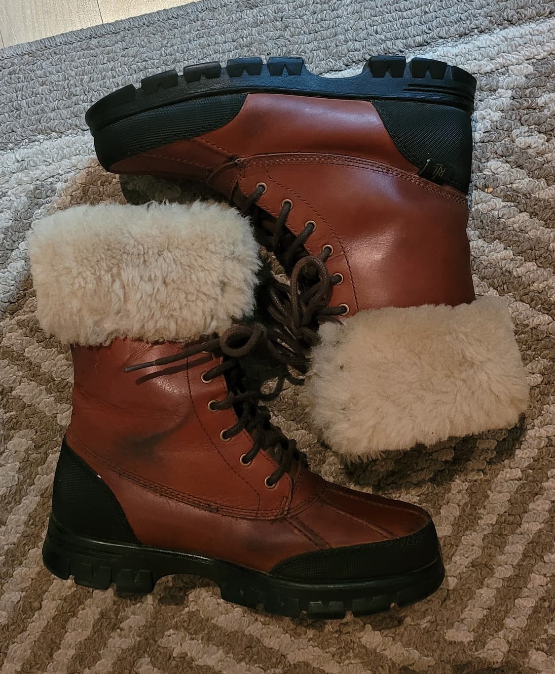 폴로 랄프로렌 여성 가죽 부츠 (6.5B) 상품이미지3