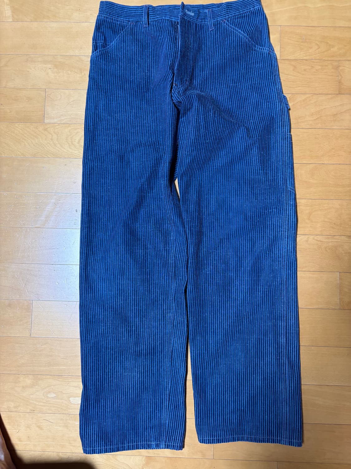 와이즈포맨 스트라이프 카펜터 팬츠 상품이미지1