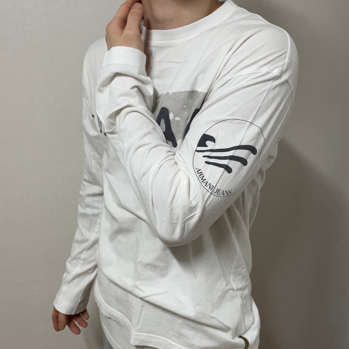 ARMANI WHITE LONG SLEEVE  상품이미지1