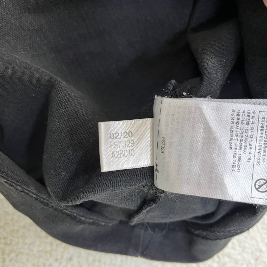 L 아디다스 로고 반팔 티셔츠 0311M 상품이미지4