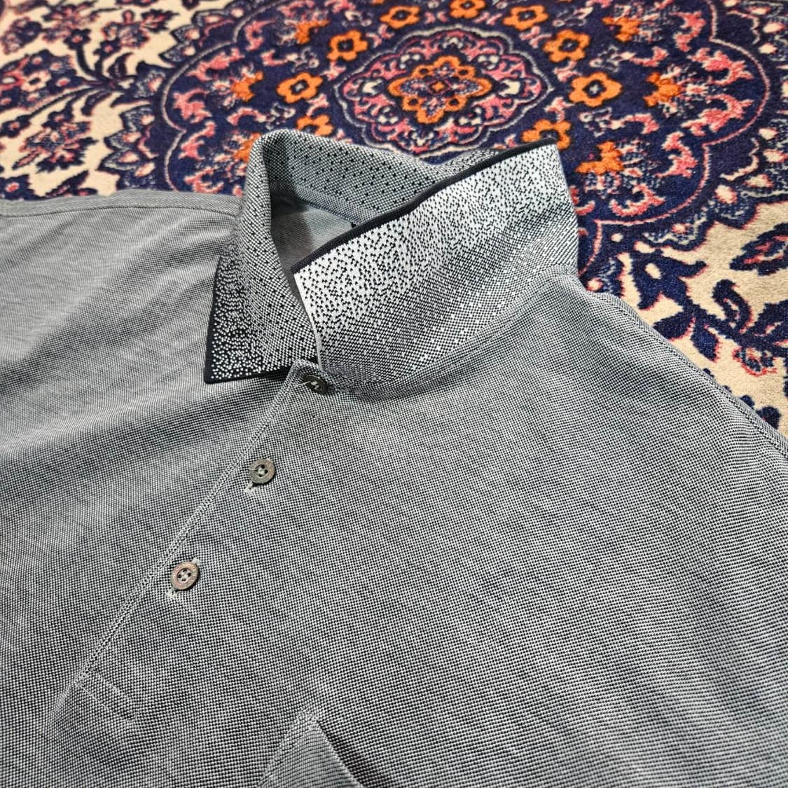 크리스찬디올 국내 라이센스 포켓 자수 반팔 카라티 상품이미지5