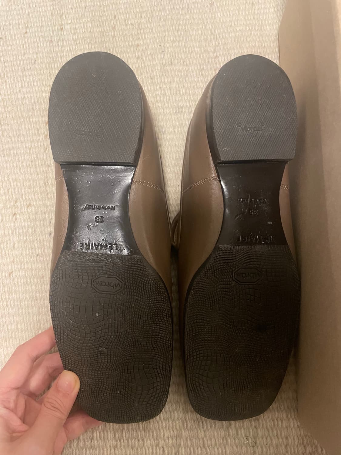 Lemaire 르메르 소프트 로퍼 카키브라운 38 상품이미지4