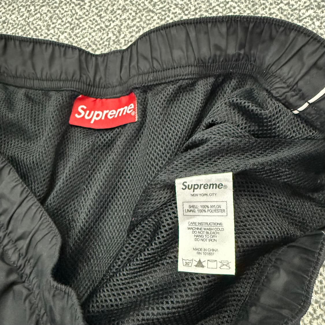 S 슈프림 Supreme 스트라이프 로고 우븐 나일론 팬츠 바지 상품이미지6