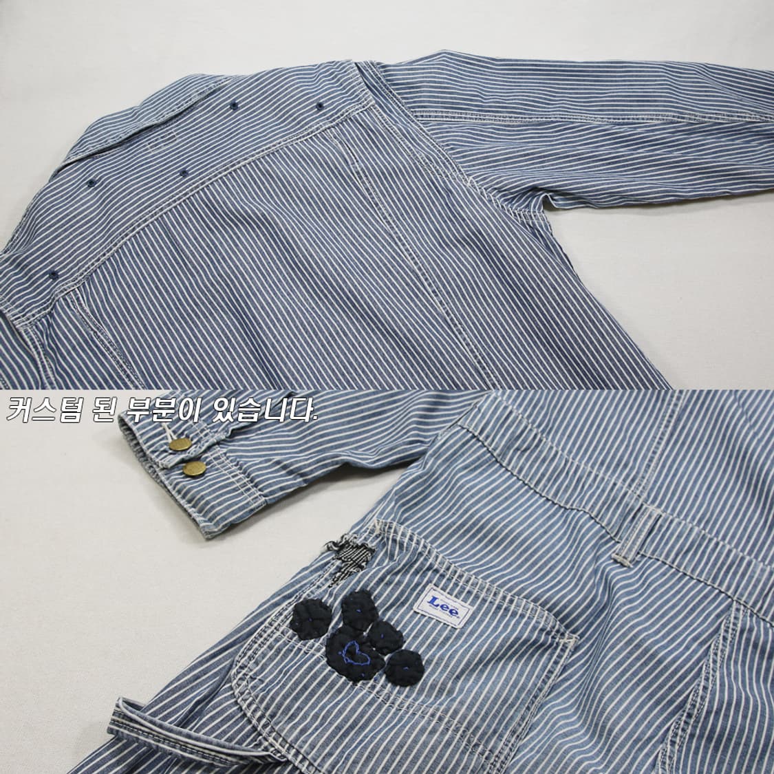 (착용컷) Lee 히코리 점프 수트 (남성용 L) 상품이미지8