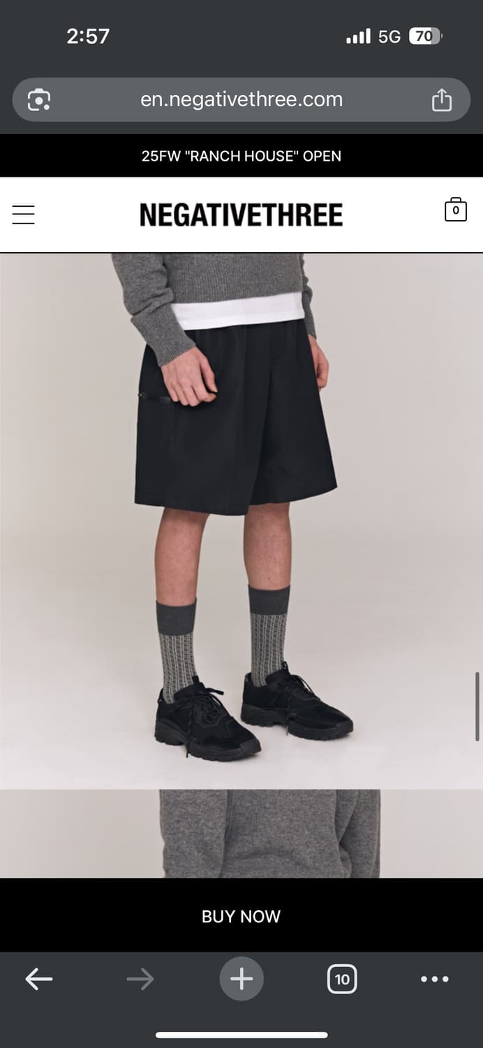 Negativethree 커브드 레이스 스니커즈 상품이미지2