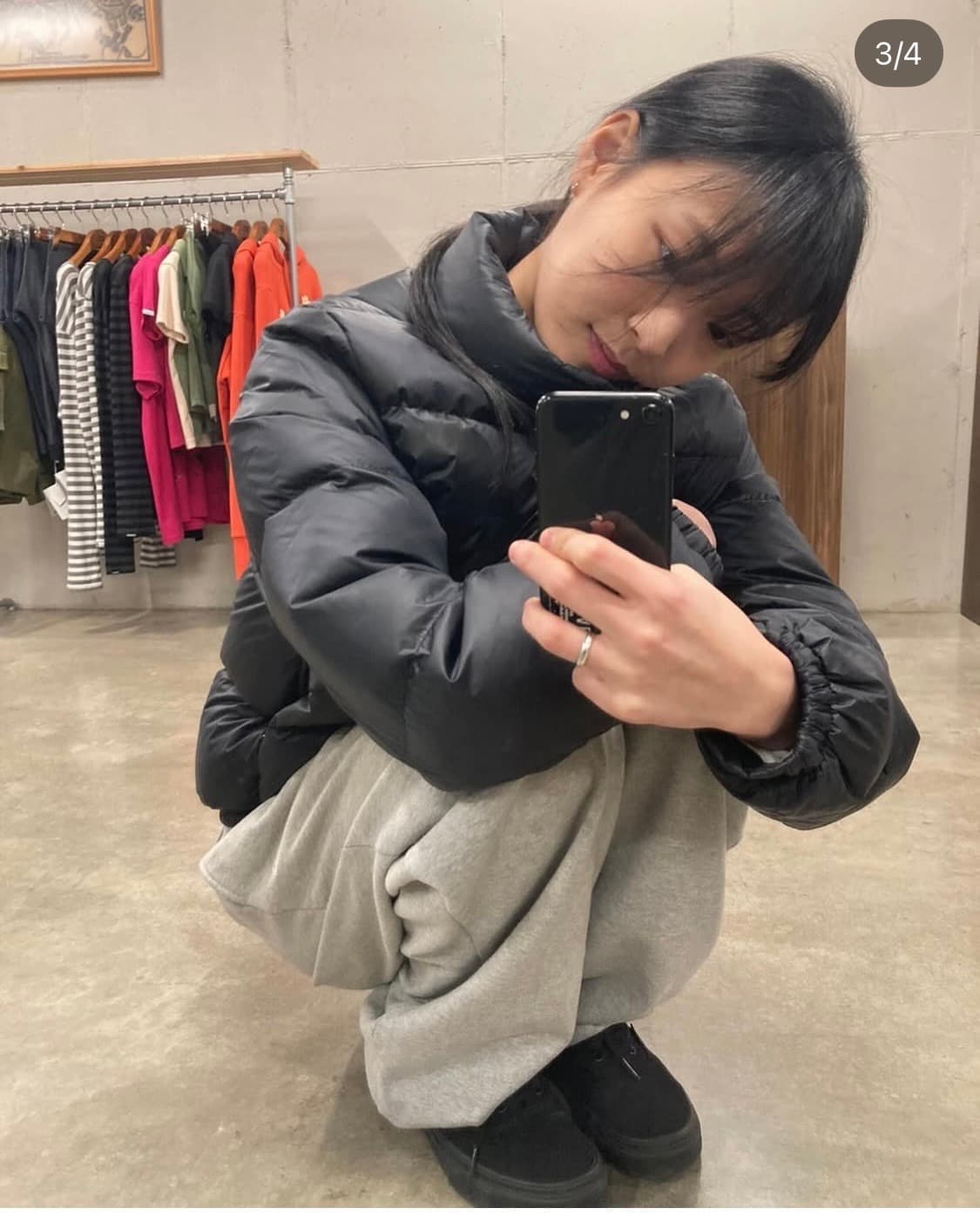 사파리스팟 1/2 Basic Safari Down Jacket 블랙 상품이미지2