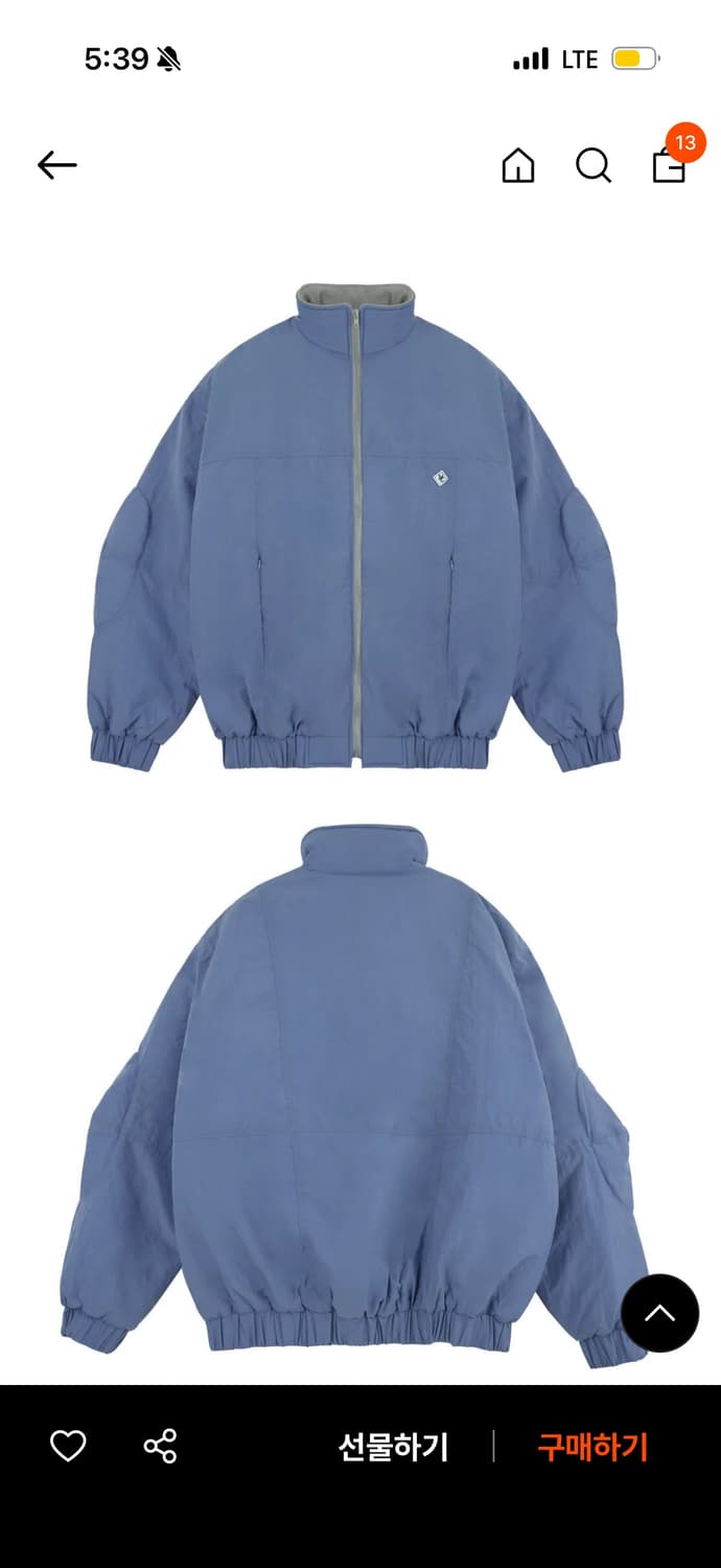 노컨텐츠 윈터점퍼 상품이미지4