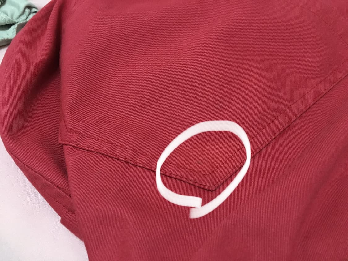 온스카 리버시블 포켓백 레드네이비 상품이미지5