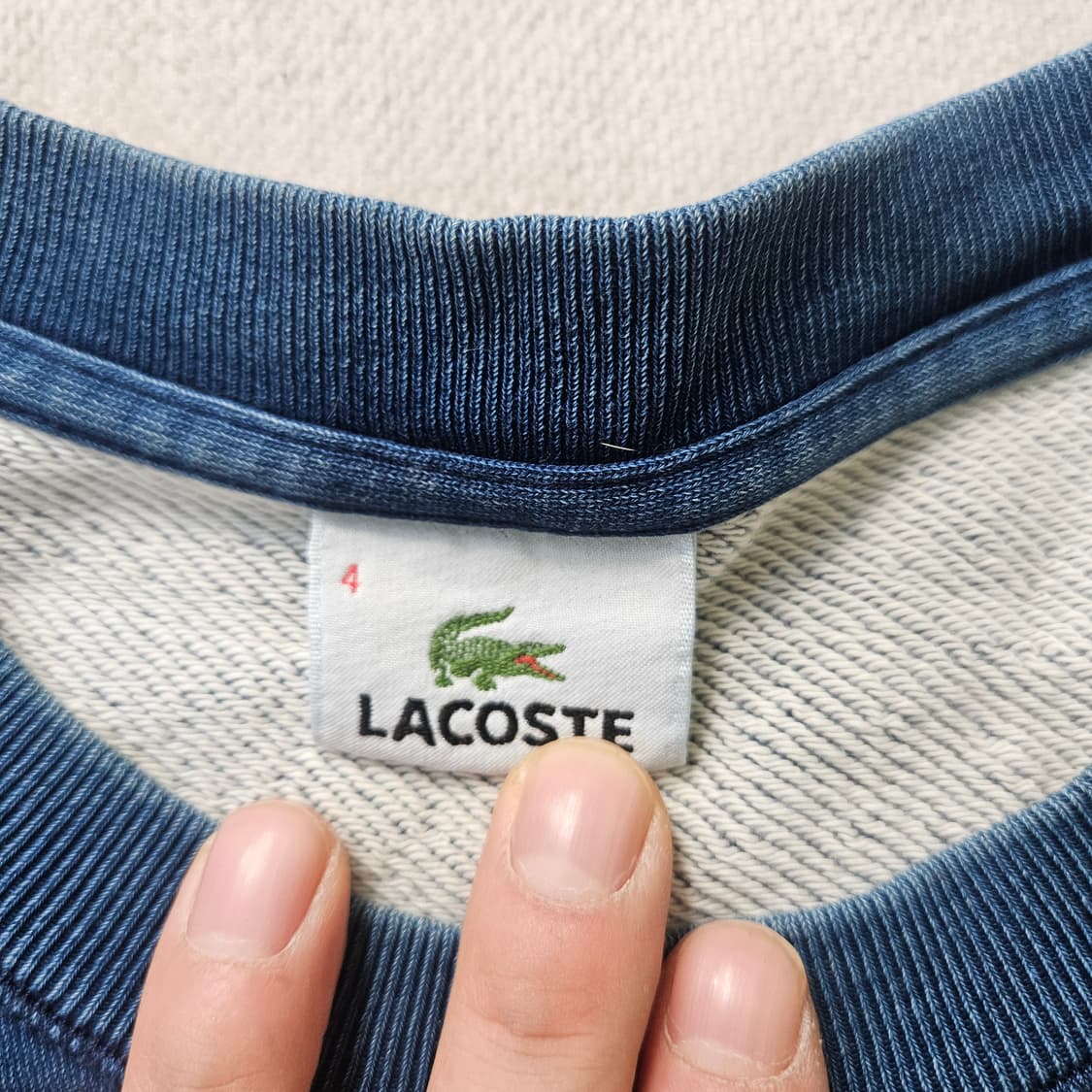 4 라코스테 빅로고 맨투맨 0327Y 상품이미지5