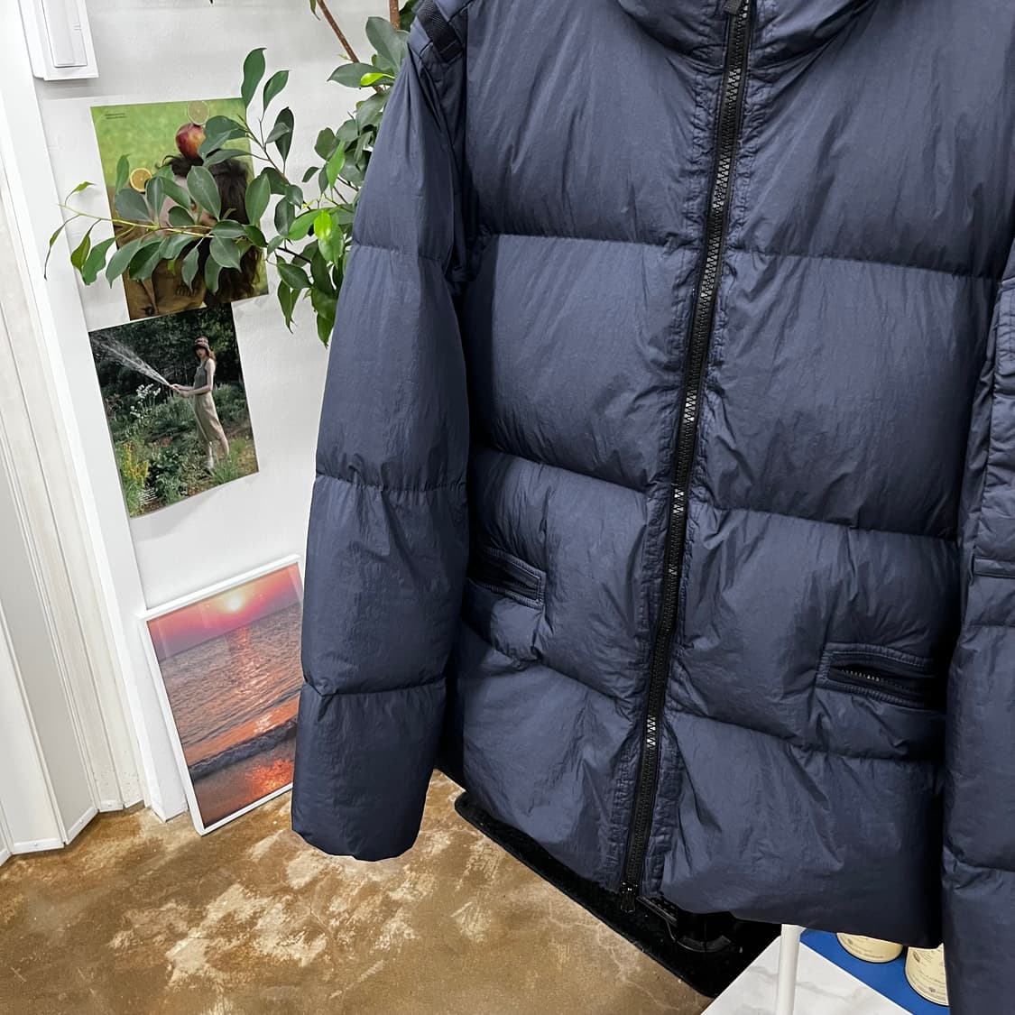 스톤아일랜드 22F/W 크링클랩스 다운 패딩 XL 상품이미지4
