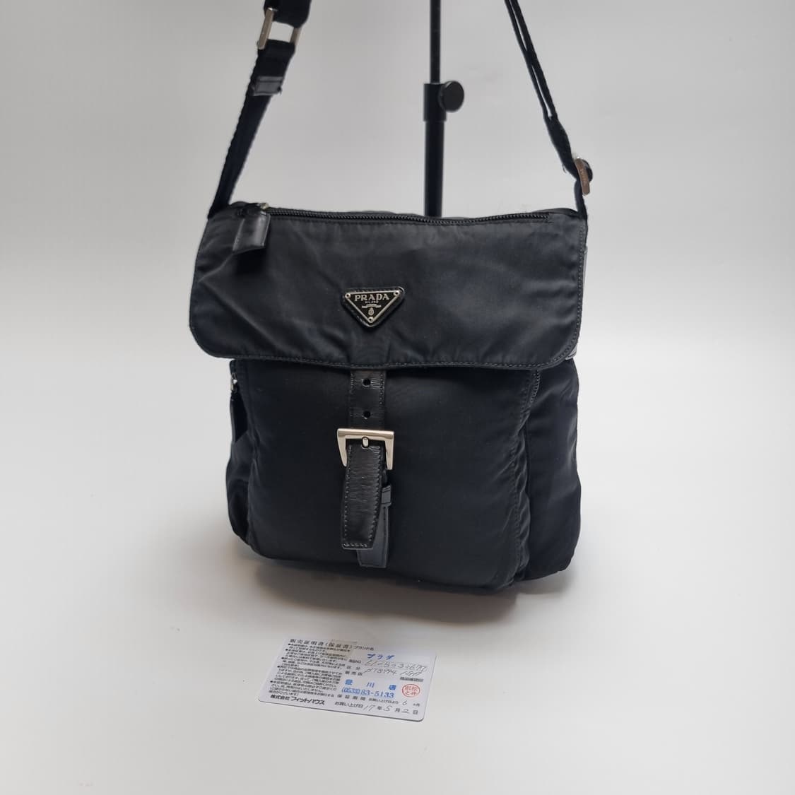 프라다 나일론 메신저백 크로스백 남녀공용 (상급, 개런티카드, 주우재백) 상품이미지2