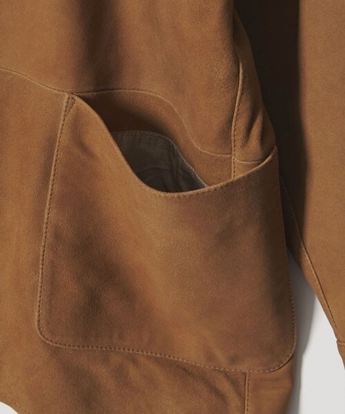 25FW 스티브알란 고트 스웨이드 레더 커버올 자켓 S 상품이미지8