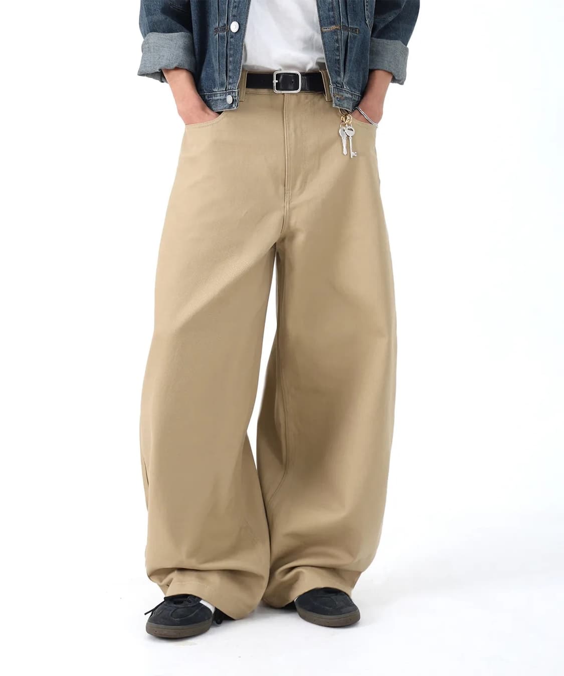 새상품)로파이 제플린 맥스 와이드 치노 팬츠 (베이지) 상품이미지1