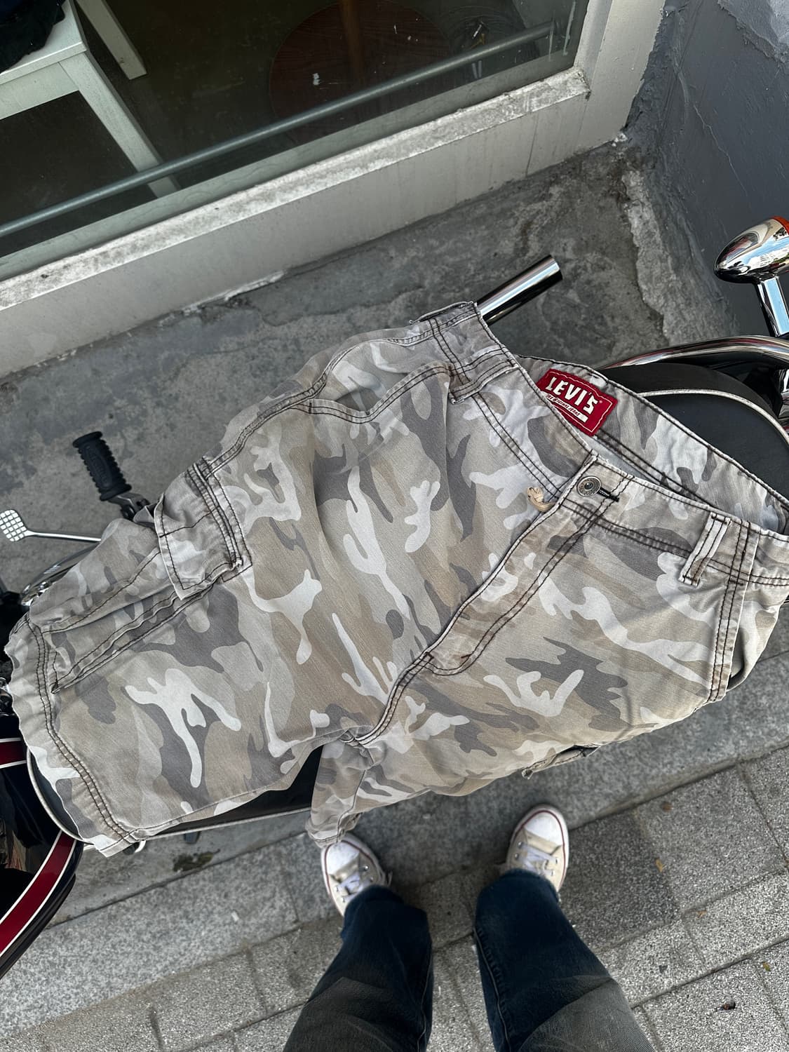 Levis Camo Cargo Shorts 하프팬츠 상품이미지3