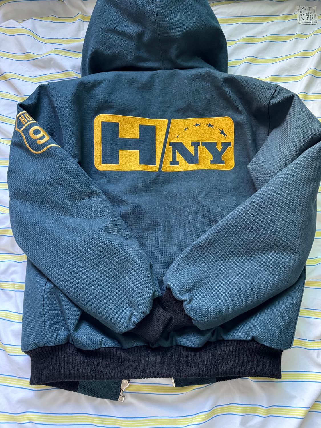 허니스쿱하우스 EMB CANVAS HOODED WORK JACKET 상품이미지2