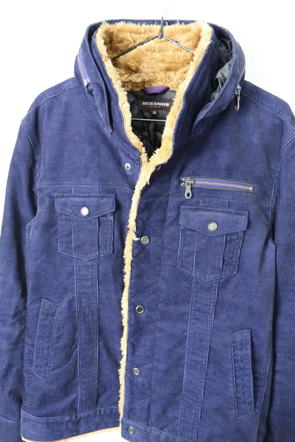 HIDEAWAYS Corduroy Boa Lined Jacket 상품이미지3