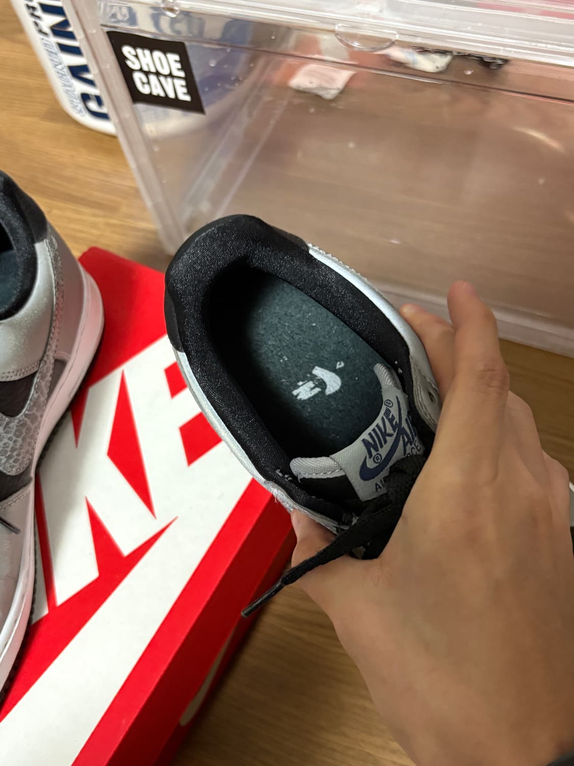 나이키 에어포스1 실버스네이크 260 상품이미지6