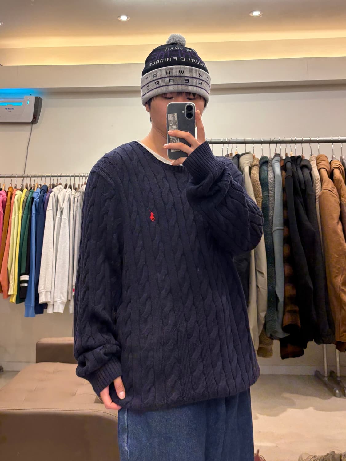 폴로 랄프로렌 꽈배기 니트 상품이미지5