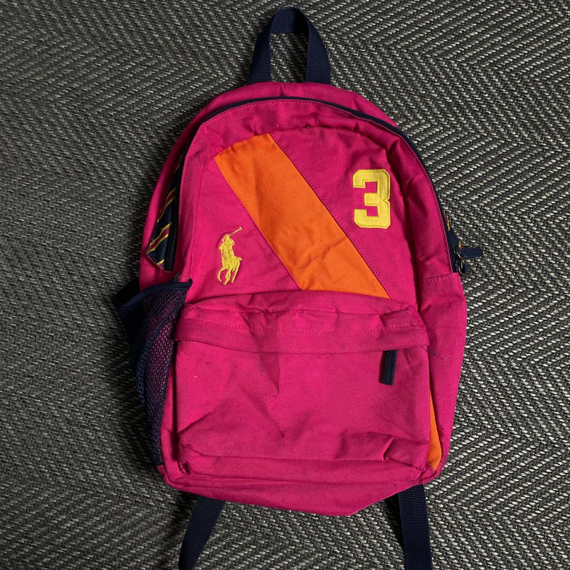 00s 폴로 랄프로렌 올드스쿨 빅포니 백팩 핑크y 4870 상품이미지2