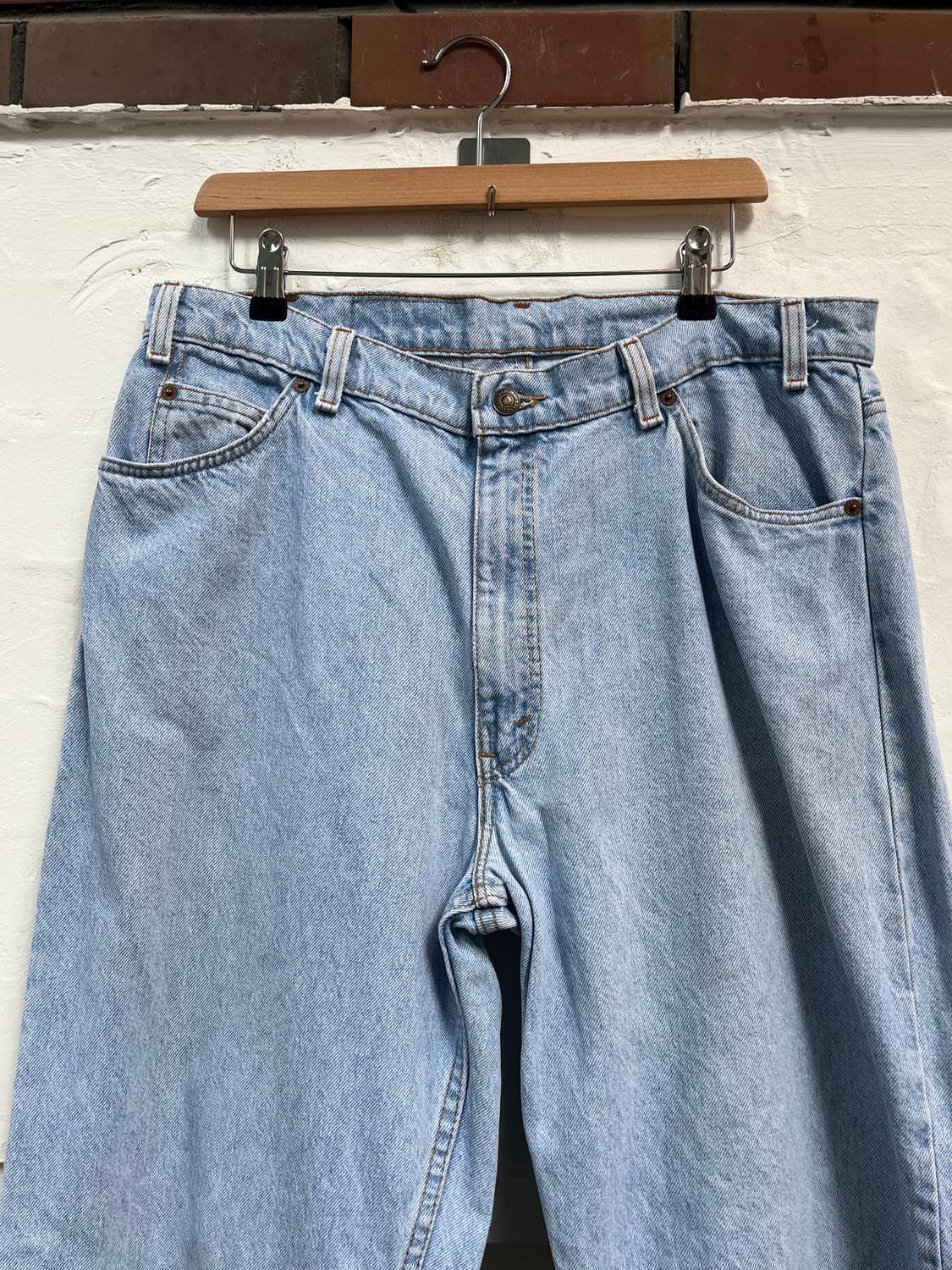Levis 560 오렌지탭 루즈 테이퍼드 워싱 데님 팬츠 36x34 상품이미지2